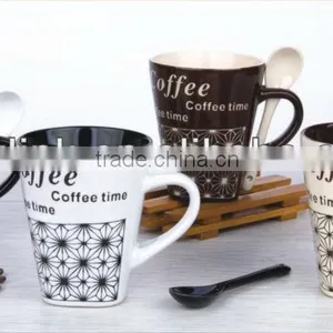 Ceramic Mug With Spoon in Handle thumbnail-1