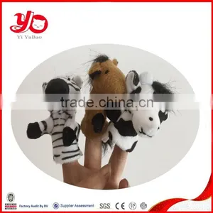 2015 Wholesale Animal Assortment Plush Finger Puppet,plush Animal Finger Puppet thumbnail-4