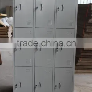 China Manufacture 9 Door Steel Storage Metal Cabinet Steel Office Locker thumbnail-1