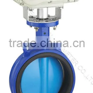 Wafer PTFE Butterfly Valve With Actuator thumbnail-1