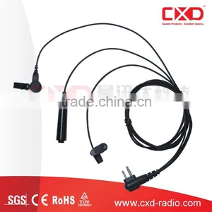 Two Way Radio Headset With Standard PTT Mic Earphone for Radio Receiver thumbnail-1
