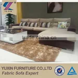 Latex Rubber Foam Cotton Comfort l Shaped Sofa Designs thumbnail-3