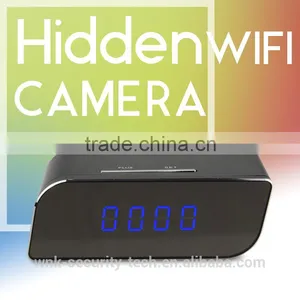 Vitevision Night Vision Wifi Wireless Table Alarm Clock Hidden Camera With Voice Recorder thumbnail-1