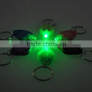 High Brightness Cheap Custom Green Light LED Key Chain KeyChain thumbnail-3