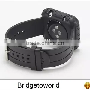 Colorful Protective Case With Silicone Watch Band Wrist Strap For Apple Watch thumbnail-2