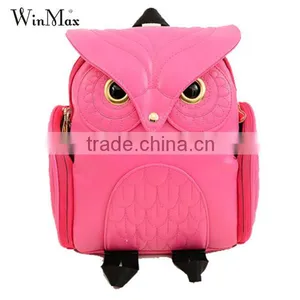 Owl Shape pu Leather School Backpack High Class Girls Travel School Bags Supplier's Choice thumbnail-1