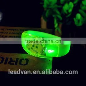 Large Events Massive Dance Festivals Custom Sound Activated Glow Flashing Led Bracelet Wristband thumbnail-2