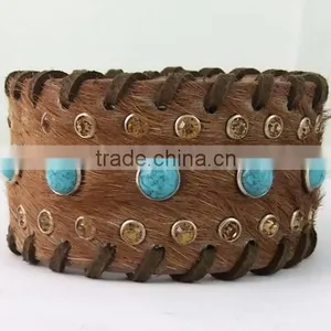 2013 Wholesale Trendy Genuine Leather Bracelet From Guangzhou thumbnail-6
