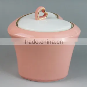 Wholesale Tableware Set Ceramic Storage Jars Tea Coffee Sugar Jar thumbnail-1