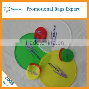 Wholesale Soft Foam Frisbee With Hole Cloth Foldable Frisbee Fan thumbnail-2