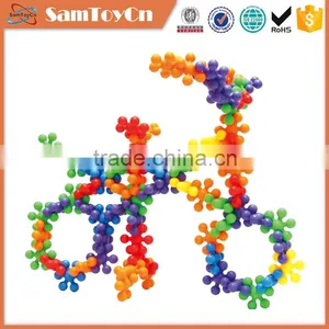 150PCS Snowflake Blocks Kids Plastic Building Blocks Toys thumbnail-1