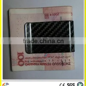 Customized Glossy 100% Real Carbon Fiber Money Clip thumbnail-4