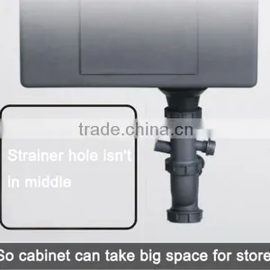 R10-7845 Kitchen Equipments for Restaurant Satin Surface Undermount Single Handmade Kitchen Sink thumbnail-5