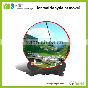 Pretty China Ancient City Plate Tourist Souvenir Formaldehyde Removal thumbnail-1