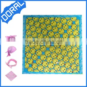 Customized Design Your Own Logo Square Cotton Bandana thumbnail-2