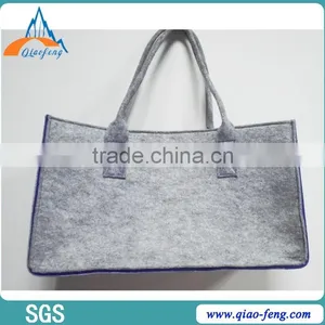 Eco-friendly Felt Tote Bag Felt Bag Organizer Promotional Wool Felt Bag thumbnail-1