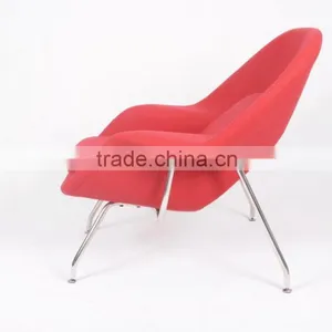 Home Furniture Factory Knoll Eero Saarinen Replica Womb Chair and Ottoman thumbnail-2