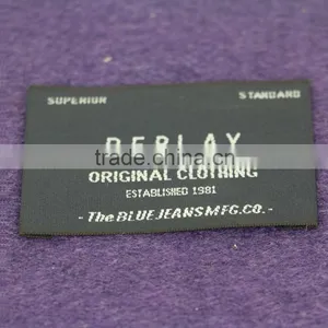 Fabric Woven Printed Clothing Label, 100% Polyester Satin Nylon Garment Care Label, Woven Garment Label thumbnail-4