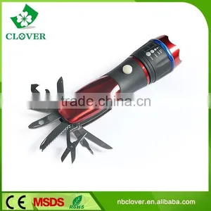 Multi-function 1W LED Tool Flashlight Powerful Small Led Zoom Flashlight thumbnail-1