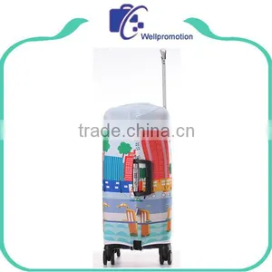 Wholesale Colorful Printing Elastic Spandex Travel Luggage Cover thumbnail-3