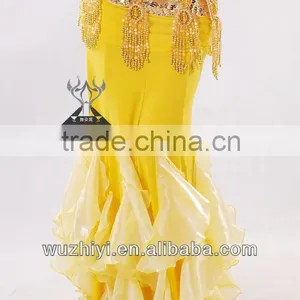 Fish Mermaid Belly Dance Costume Dresses Skirts Belly Dance Performance Costume QC1356 thumbnail-3