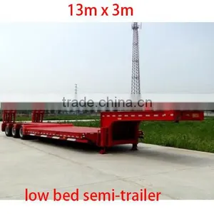 Semi -trailer Low Boy Trailers Low Loader Low Bed Float thumbnail-1