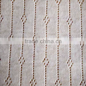 Pointelle Cotton Tube Knit Fabric thumbnail-1