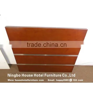House Hotel Furniture King Headboard With Stain Steel thumbnail-1