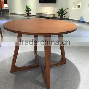 Round Solid Wood Table thumbnail-4