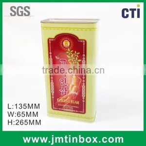 Tin Box For Medicinal Materials Crude Drugs Ginseng thumbnail-1