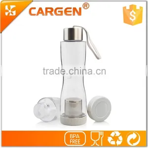 OEM Logo Tritan 500ml Plastic Tea Bottle With Infuser thumbnail-1
