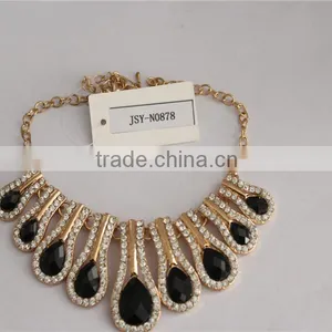 Fashion Charm Women Necklace Water Drop Metal Necklace Wholesale thumbnail-6
