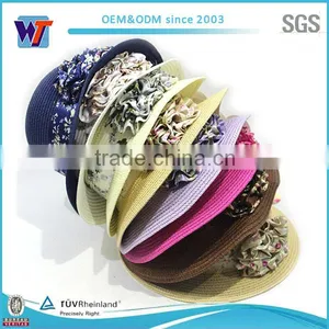 Spanish Headwear Sombrero Beautiful Kids Straw Boater Hat thumbnail-2