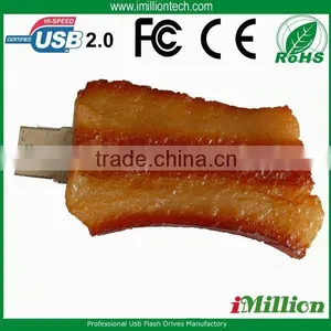 Custom Dried Pork,cured Meat,bacon,buccanner Shape Usb 512MB 1G 2G 8G 16G 32GB U6088 thumbnail-1