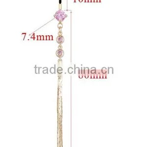 Women Sex Tassel Zircon Bell Ring Navel Ring Sell thumbnail-2