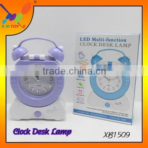 High Quality 2016 Wholesale LED Desk Lamp With Alarm Clock Modern Bedroom/Living Room LED Night Light With Clock thumbnail-4