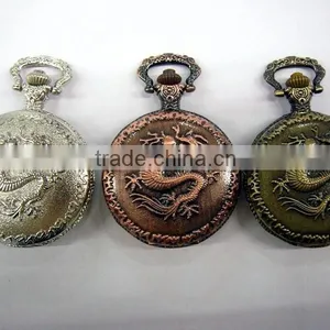 Kids Animal Pattern Thin Pocket Watch thumbnail-1