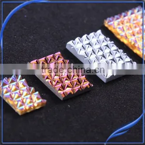 Wholesale Crystal Conchos Resin Cabochon Decorative Resin Panels Price thumbnail-3