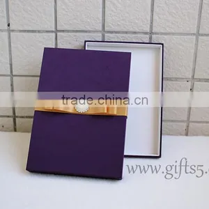 High End Luxury Silk Wedding Invitation Box thumbnail-2