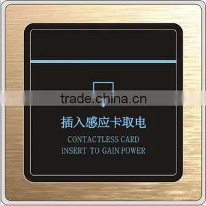 Hot Sales Hotel Room Energy Saving Switch Key Card Power Wall Switch thumbnail-2