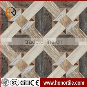 Wood Look Square Shape Inkjet Non-slip Porcelain Tile 60x60 thumbnail-1