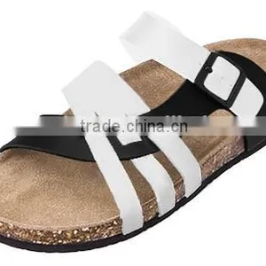 New Design Slippers,hot Sale Slippers, PU Cork Sole Slippers thumbnail-3