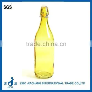 1L Colorful Glass Wine Bottle With Swing Lid thumbnail-4