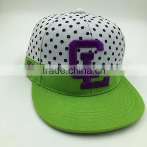 Fashion Custom Design Cotton 6 Panel 3D Embroidery Snapback Hat thumbnail-3