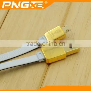 PNGXE 2016 High Quality Flat Very Fast Charging Charger Twisted Pair Cable for Iphone and for Samsung thumbnail-3