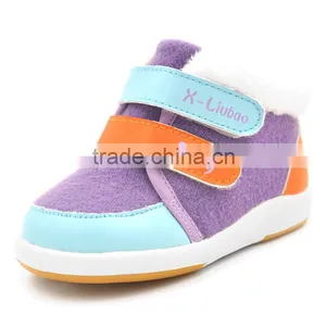 2016 XIAOLIUBAO Organic Cotton Fabric Funny Baby Winter Shoes thumbnail-3