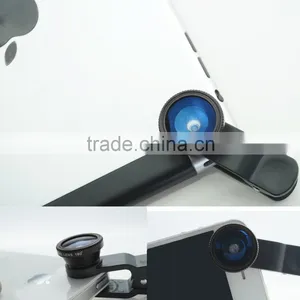 Universal Clip Detachable 3 in 1 Fish Eye Lens Wide Angle Macro Optical Lens Cell Phone Camera Lens thumbnail-5