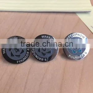 Serial Number Soft Enamel Metal Lapel Pin Badges thumbnail-1