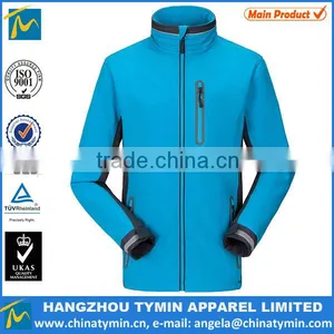 Men Two Color Combs Waterproof Softshell Jacket thumbnail-1