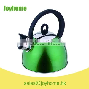 Color Body Stainless Steel Tea Maker Whistling Kettle thumbnail-1